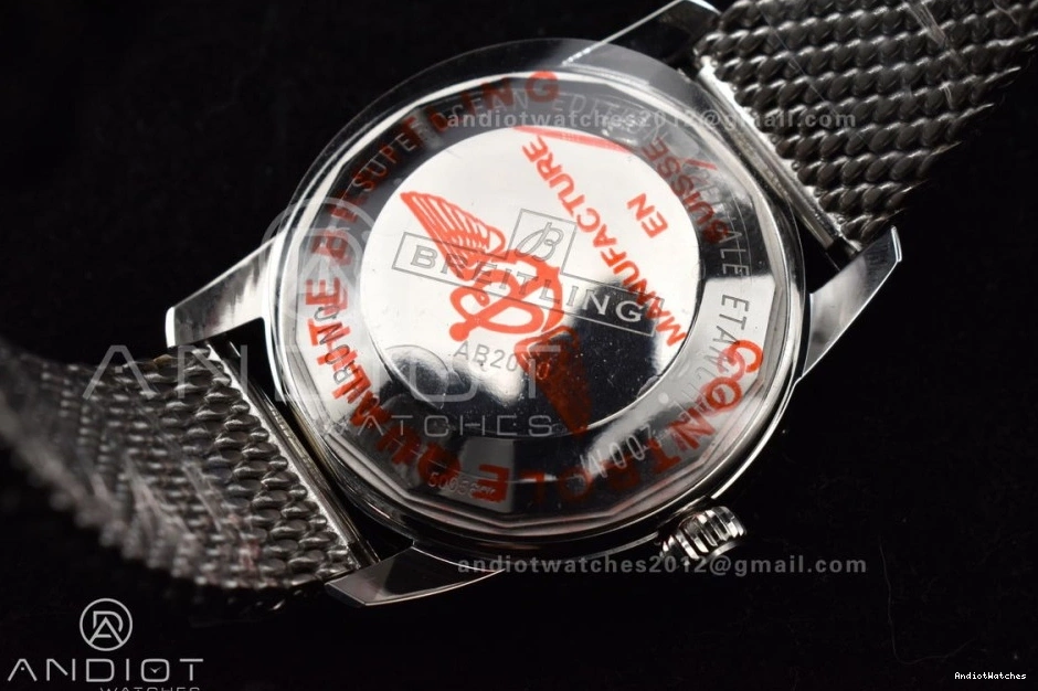 SS Mesh on Blue 42mm II White SS SuperOcean Bezel A BLSF Bracelet Soft Dial 1186 Ceramic Heritage 0715